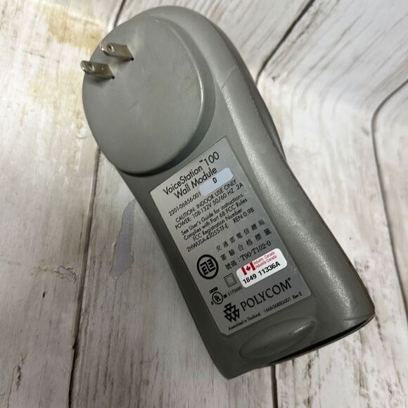 Polycom VoiceStation 100 Analog Business Conference Phone w/ Wall Power Module - Picture 6 of 9